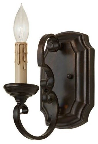 Murray Feiss WB1580LBR Barnaby 1 Light Wall Sconce in Liberty Bronze WB1580LBR - Modern - Wall ...